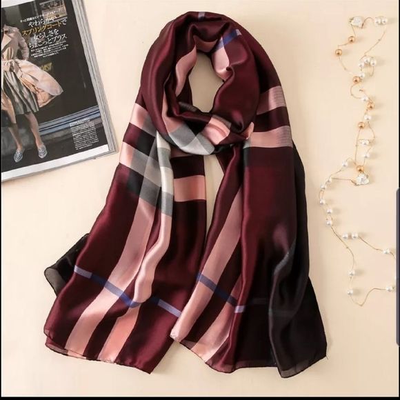 Miss Bella - Brown Women Long Shawl Wrap Scarves - Picture 2 of 4
